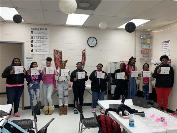 Students who have completed their OSHA-10 certification